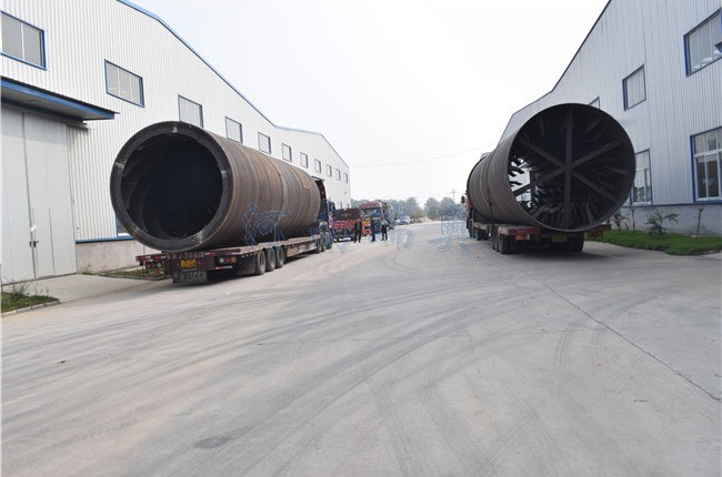 山西煤泥烘干机发货现场