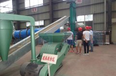 瑞奥喜迎广东客户考察木屑烘干机