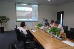 吉林餐饮垃圾烘干设备客户来访满意瑞奥产品质量