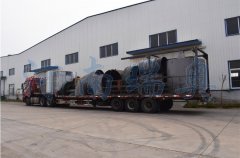 瑞奥大型餐厨垃圾烘干机发往山西客户现场