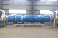 四川客户考察瑞奥餐厨垃圾烘干机设备